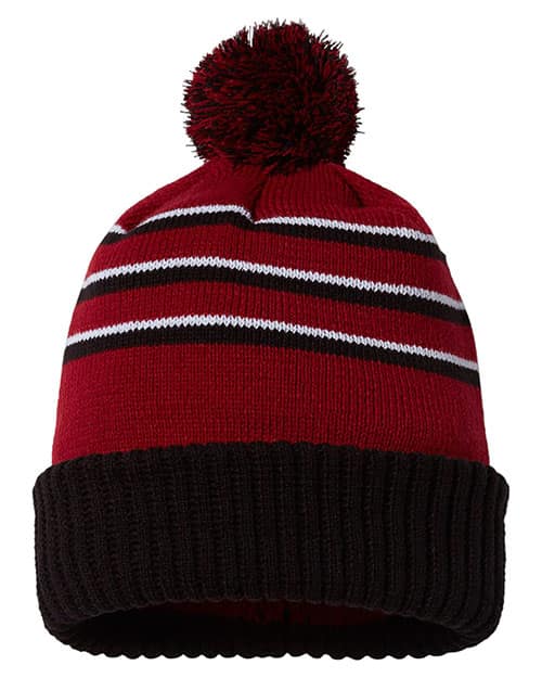 Richardson 134 Pom Cuffed Beanie